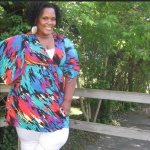 Beautiful colorful minidress/ caftan top